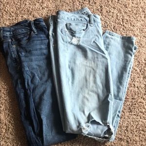 AMERICAN EAGLE SUPER STRETCH JEANS SET